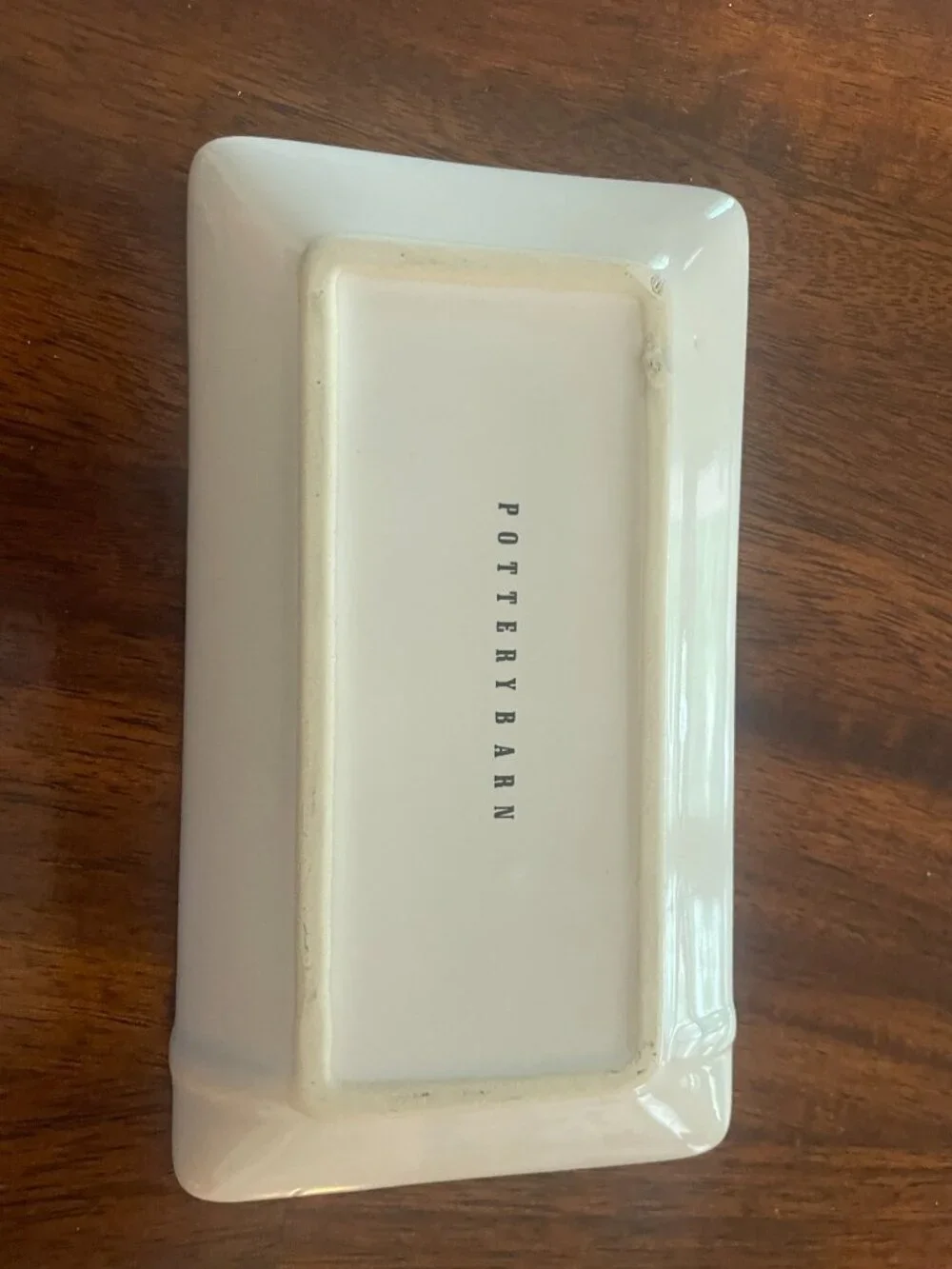 Pottery Barn Ceramic Be Mine Pottery Postcard Trinket Dish Rare 6